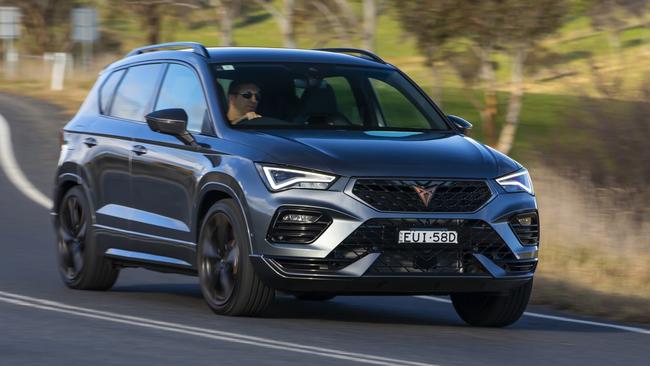 The Cupra Ateca delivers a different spin on family motoring. Picture: Supplied.