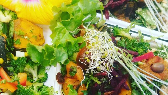 Scrumptious salads and hot soup are staples at Snoogies Health Bar. Picture: Supplied