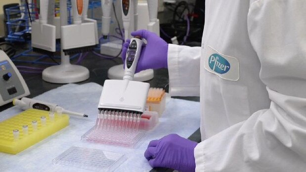 Pfizer reckons the sales of its Covid-19 vaccine will surpass $US15bn ($19.7bn) in 2021. Picture: Pfizer