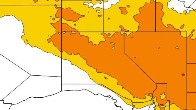 A heatwave is currently gripping South Australia. Picture: BoM