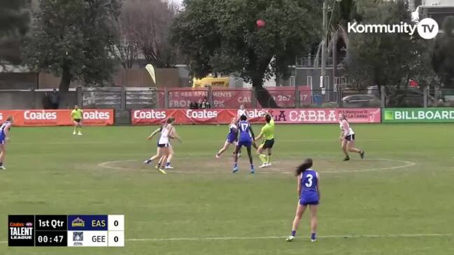 Replay: Eastern Ranges v Geelong Falcons - AFL Coates Talent League Round 12 (Girls)