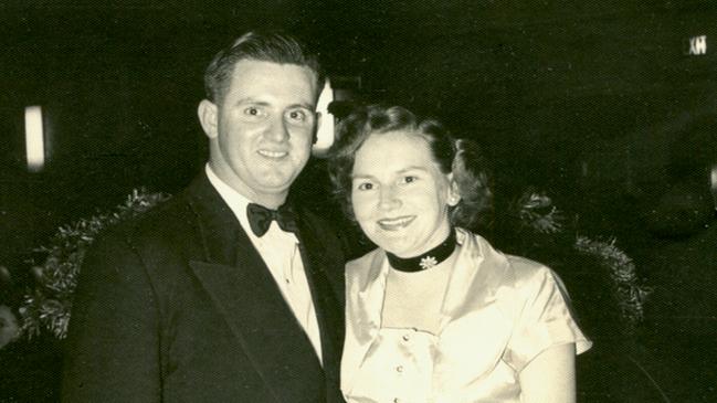 Dudley and Joan Doherty in the early 1950s when they both worked for ASIO. Picture: Supplied