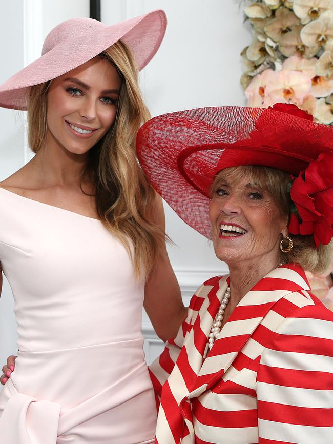 Jennifer Hawkins and Lillian Frank. Picture: Julie Kiriacoudis