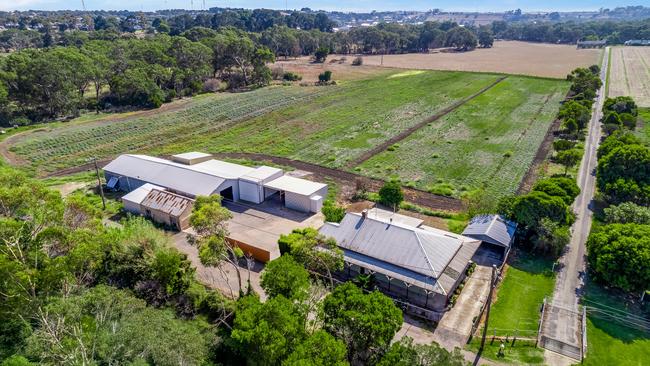 The market garden property outside Geelong has become a target of landbankers.