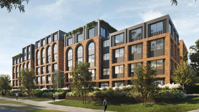 Denman Prospect "Borough" development. Artist impressions of "build to rent" apartment buildings. Picture: DKO Architects