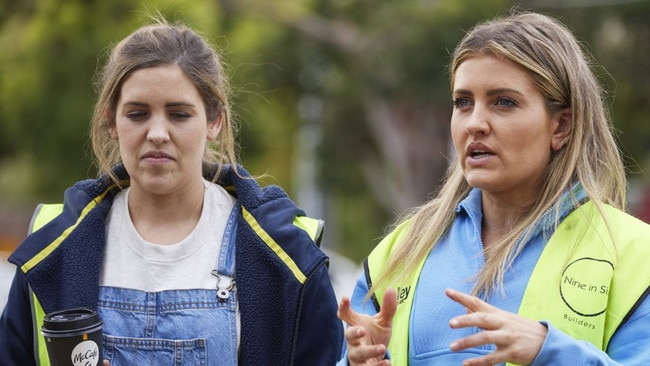 The Block stars Eliza and Liberty have hit out at some of their fellow contestants on this year’s series. Picture from Channel Nine.