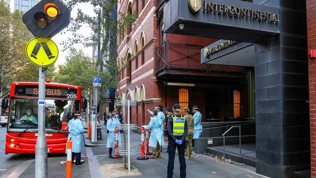 Australia has seen more than 250,000 overseas arrivals go through hotel quarantine. Picture: Ian Currie