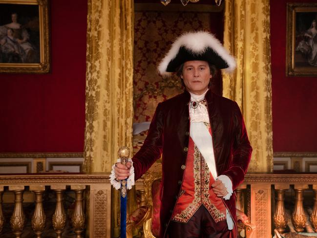 Johnny Depp as French King Louis XV in Jeanne du Barry. Picture: Stephanie Branchu