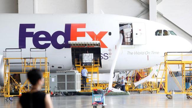 FedEx had largely been able to avoid delivery delays, combining its domestic network with its global operations. Picture: Reuters