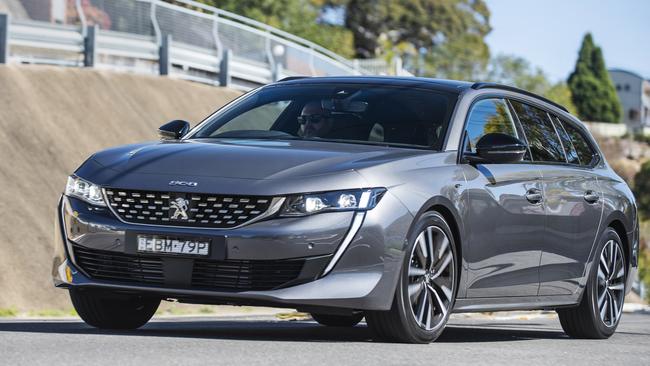 The Peugeot 508 wagon is a looker.