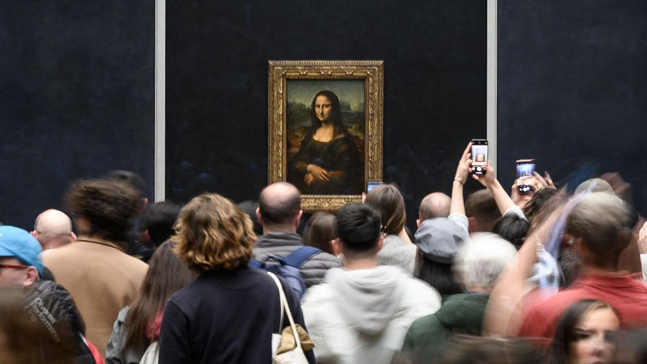 The Louvre is home to the famous “Mona Lisa” by Leonardo da Vinci. Picture: Loic Venance / AFP