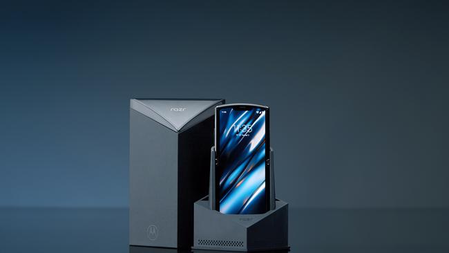 Motorola Razr 2020 flip phone with a foldable display.