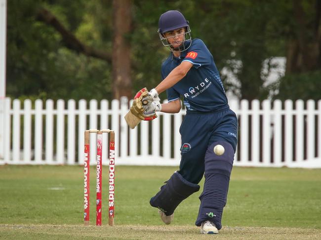 Nathan Pryke with the bat in hand in Round 1. Picture: Kate Zarifeh