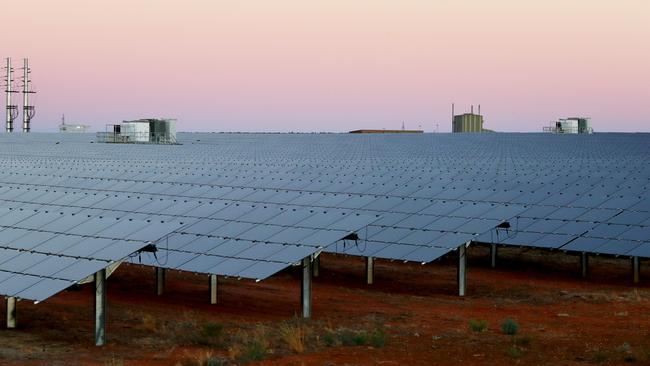 A major proposed solar farm project south of Darwin that would create 200 jobs during construction has been given the green light by the Northern Territory’s development authority. Picture: Hollie Adams/The Australian