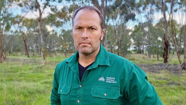 National Farmers’ Federation president and Victorian farmer David Jochinke. Picture: Supplied