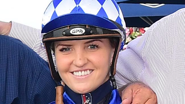 Madeleine Wishart rode her first city winners at Eagle Farm on Saturday. Picture: Trackside Photography
