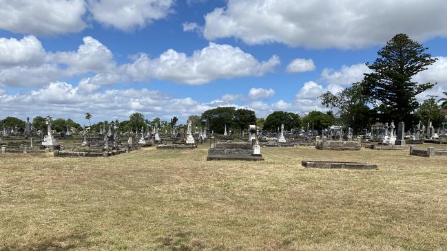 The South Rockhampton Cemetery.