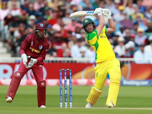 Nathan Coulter-Nile blasts another boundary in his stunning knock.