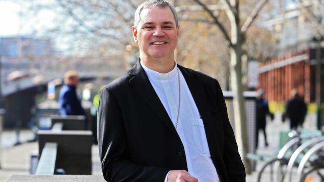 Archbishop of Melbourne Peter Comensoli says he’ willing to meet George Pell’s accuser. Picture: Aaron Francis.