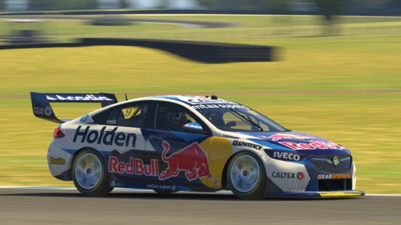 The online render of Shane van Gisbergen’s 2020 Red Bull Holden entry.