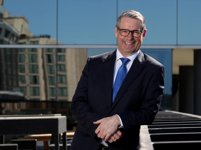 29/10/2018  Stephen Conroy at the Sky News studios in Melbourne.Picture : David Geraghty / The Australian.