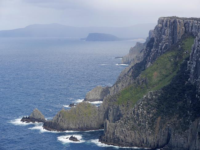 Day 3. Looking east from The Blade. Mt Brown in background. Three Capes Track walk. PICTURE: Richard Jupe