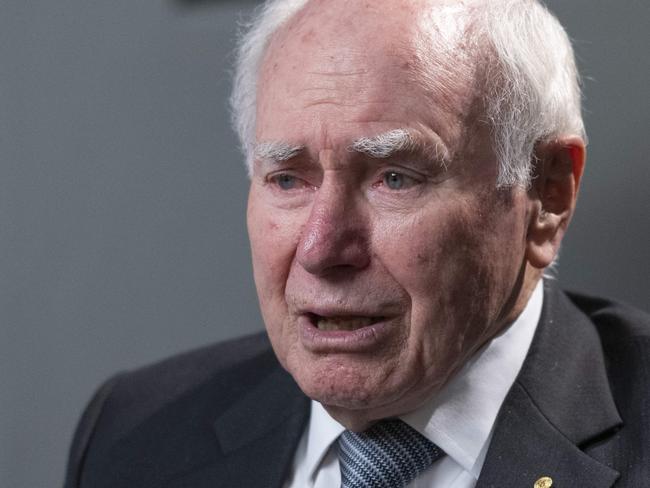 **STRICT EMBARGO UNTIL 1ST JAN 2025 **CANBERRA, AUSTRALIA - NewsWire Photos - December 3, 2024: Former Prime Minister of Australia, John Howard during an interview at the National Archives of Australia in Canberra. Picture: NewsWire / Martin Ollman
