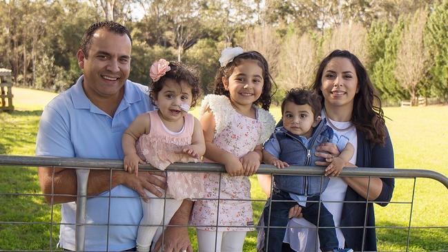 Theresa Park's Paul and Julie Gravina with their three children Charlize, Amelia and Isaac. Picture: Vara Photography- Andrea Ayrey