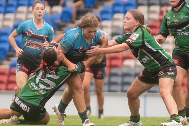 Mackay Cutters vs Townsville Blackhawks Harvey Norman U17's Saturday 22 February 2025 Picture:Michaela Harlow