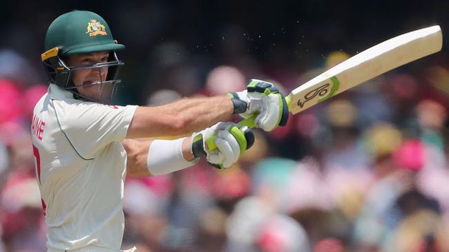 Tim Paine bats during the second day of the third Test match between Australia and New Zealand at the SCG on January 4, 2020. Picture: AFP