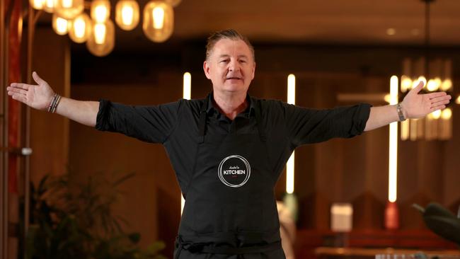 Chef Luke Mangan in the lobby of The Kimpton Margot Hotel where he plans to host his long lunch. Picture: Jane Dempster