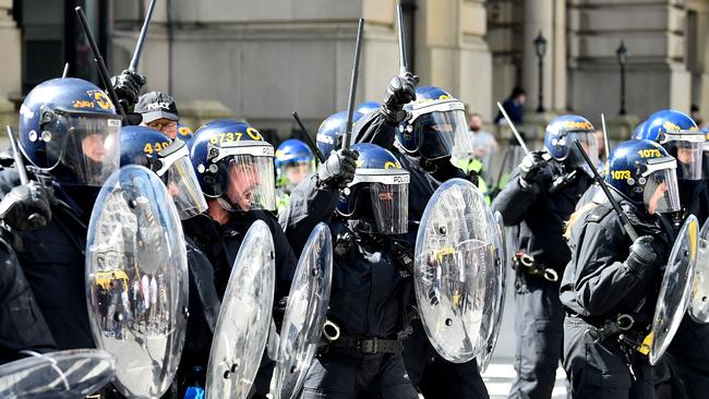 Violent scenes have erupted across the country. Picture: Peter Powell/AFP