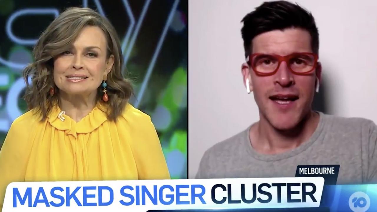 Osher Gunsberg was interviewed on The Project about The Masked Singer.