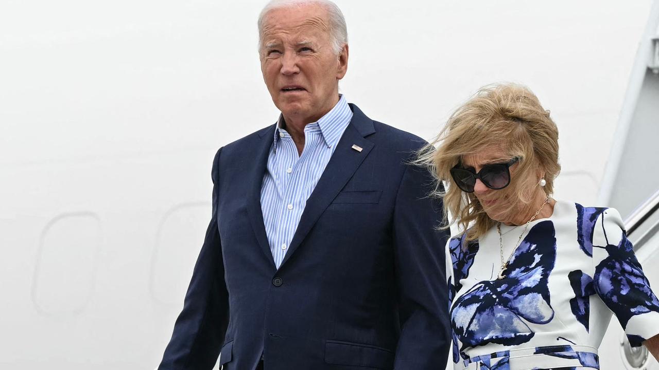 Joe and Jill Biden on June 29. Picture: Mandel Ngan/AFP