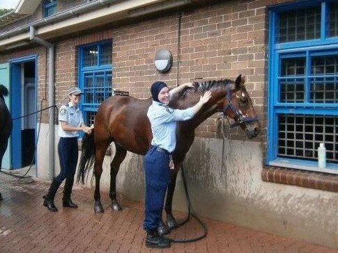 NSW policewoman Senior Constable Belinda Hocroft, on right. Picture: Supplied