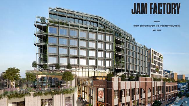 The proposed Jam Factory redevelopment.