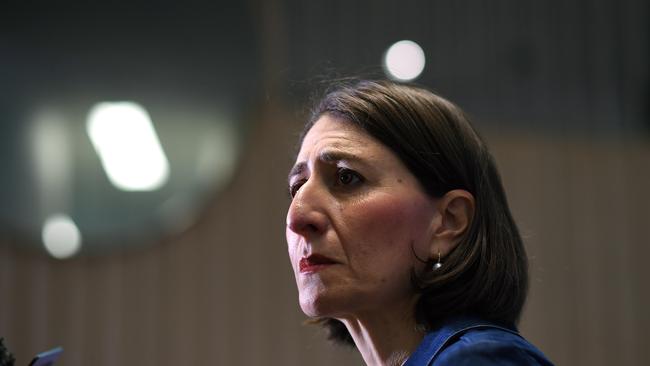 NSW Premier Gladys Berejiklian said her biggest concern is the unpredictability of fires. Picture: AAP