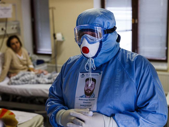 Medical workers are “burnt out, devastated, and physically and mentally exhausted”, Annette Kennedy, president of the International Council of Nurses said. Picture: AFP