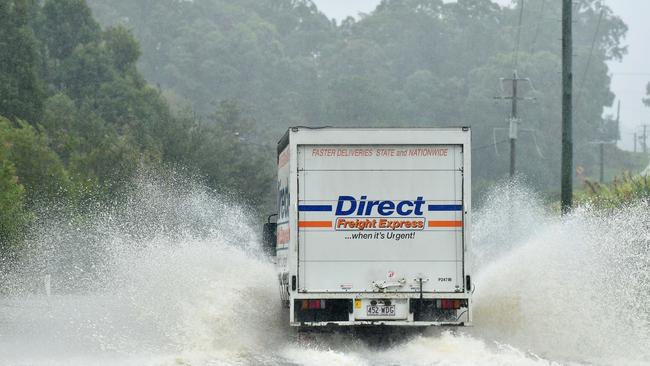 Heavy rain is expected across southeast Queensland into Tuesday morning. Picture: Patrick Woods.