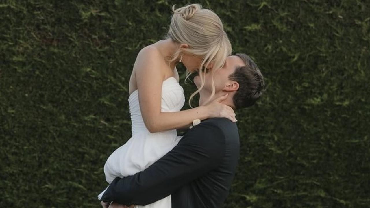 Saints defender’s picturesque wedding in country Victoria