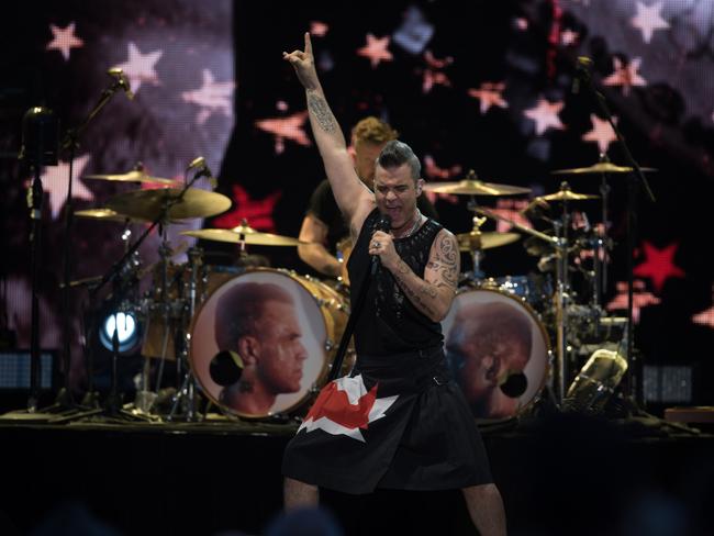 Robbie Williams at Rochford Wines. Picture: David Jackson/A Day On The Green