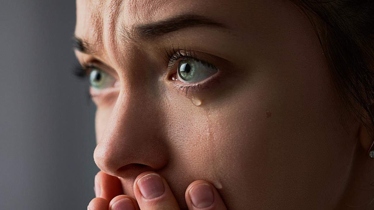 The chemical make up of emotional tears are vastly different to tears when something is in the eye. Picture: iStock