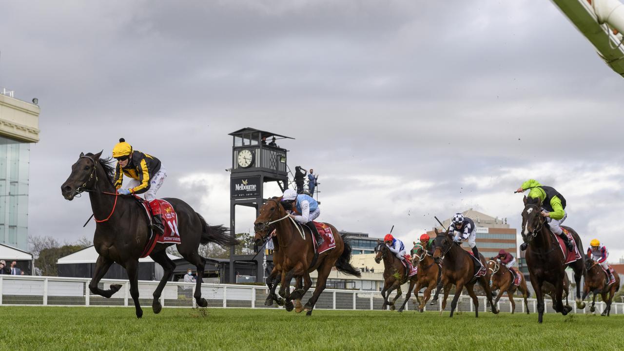 All eyes will be on Flemington at 3pm. (Photo by Vince Caligiuri/Getty Images)