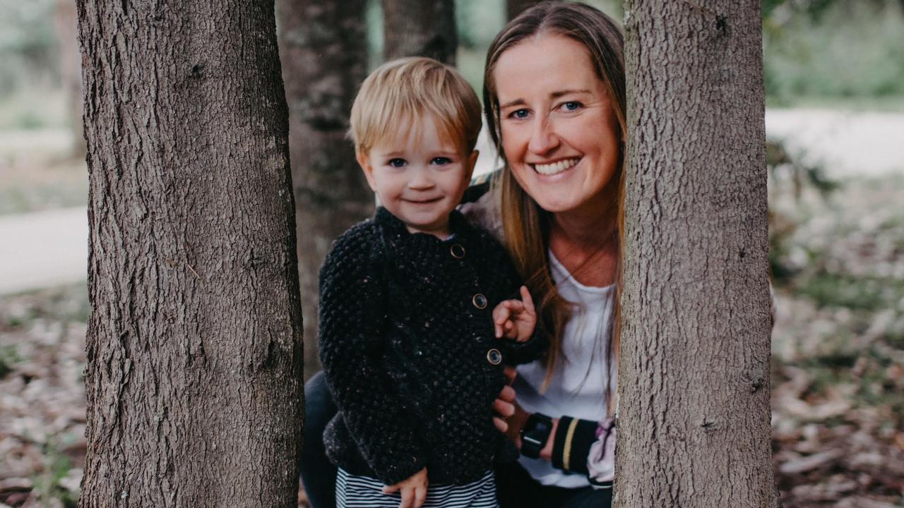 Hannah works part time as a physiotherapist using the flexibility of the job to care for her son, saving on childcare fees. Picture: Supplied