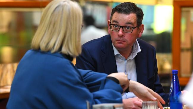 Victorian Premier Daniel Andrews has spent big on his entertaining budget. Picture: James Ross/AAP