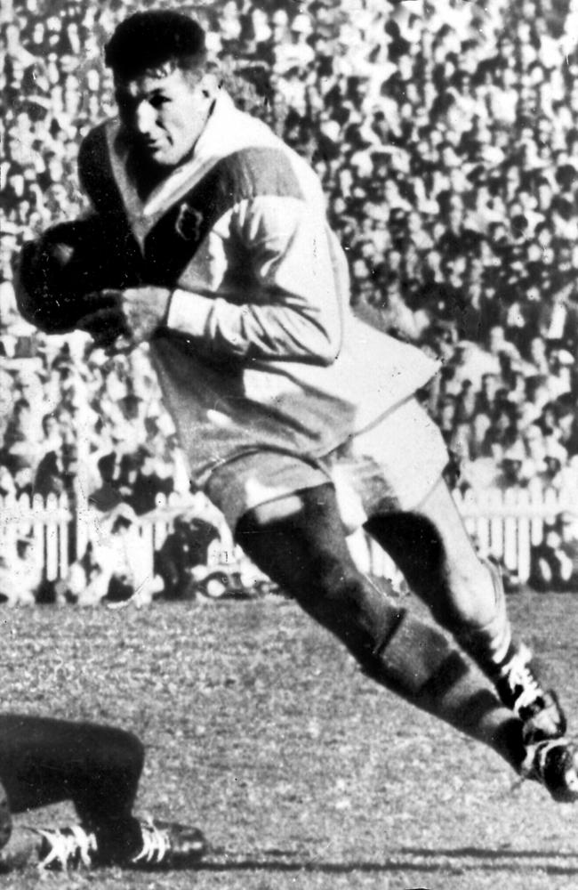 Norm Provan playing for St George in 1964.