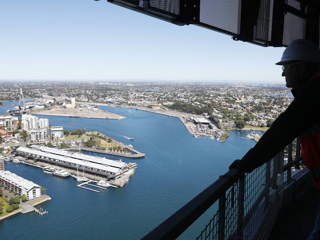 Views from level 42. Picture: Sam Ruttyn