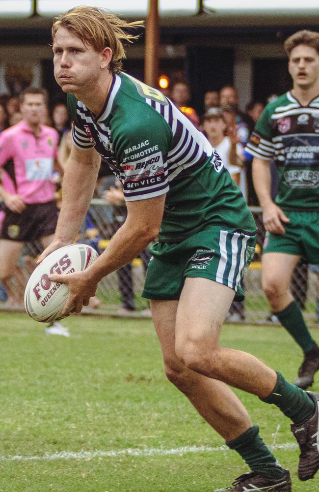 Maroochydore playmaker John Mclaughlin in action in 2022.