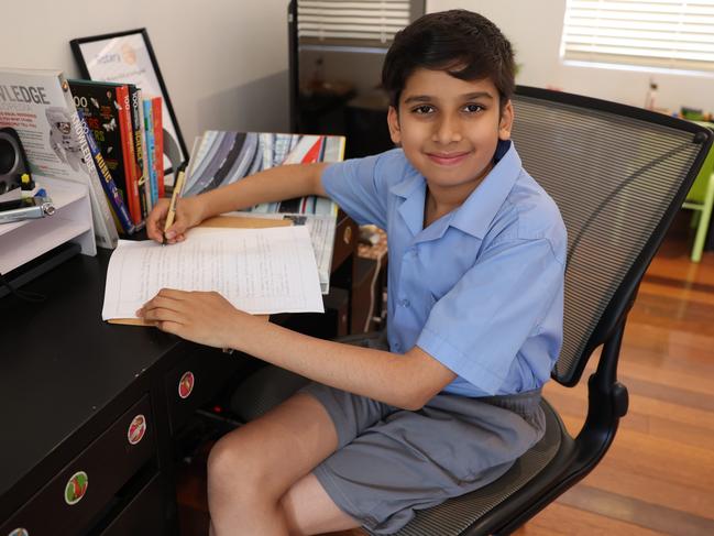 Adit Garg has been named the Kids News inaugural Junior Journalist of the Year (Primary).. Picture: Rohan Kelly