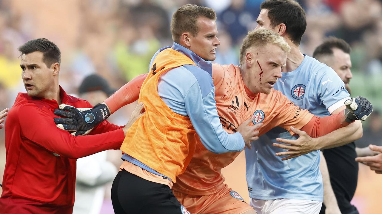 Melbourne Victory hit with $500k fine for ‘inexcusable’ derby riot